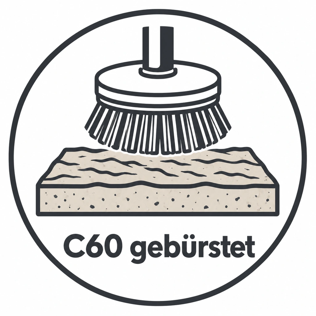 C60 gebürstet