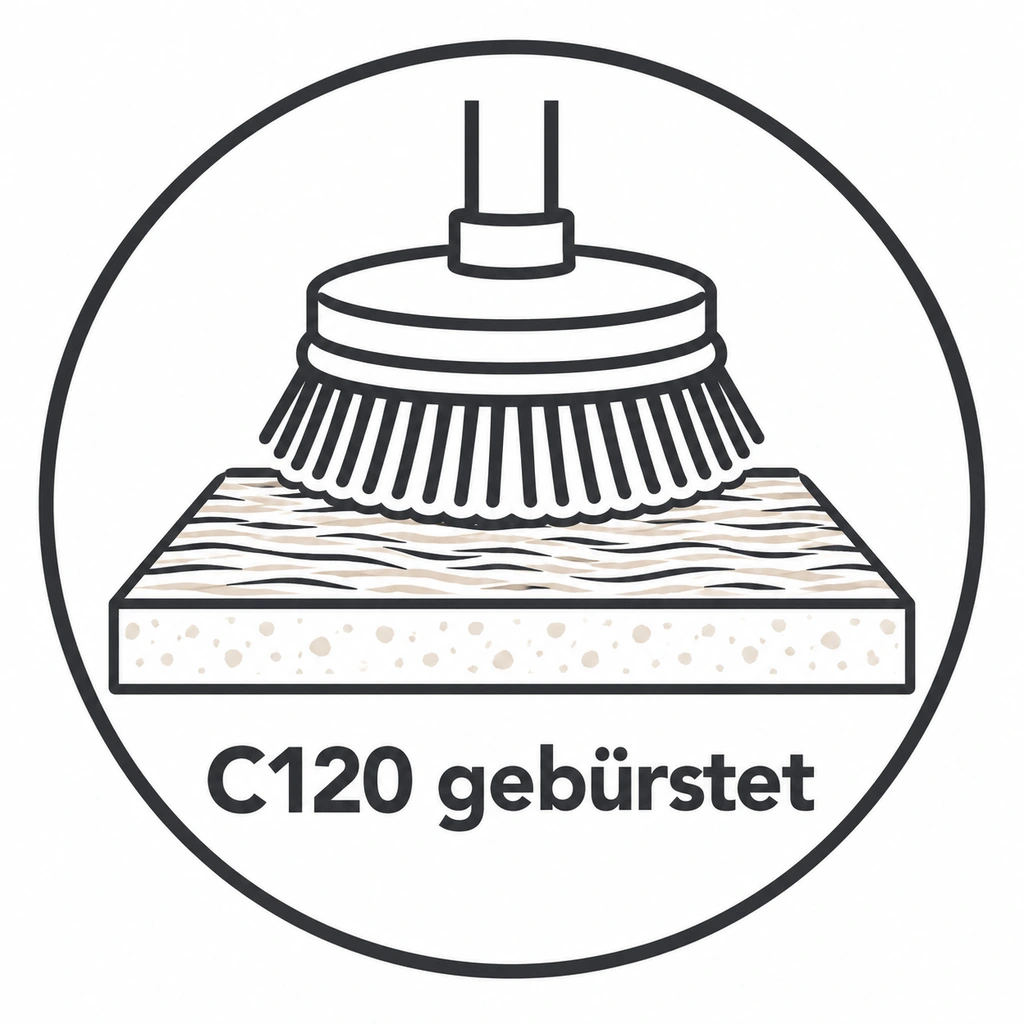 C120 gebürstet